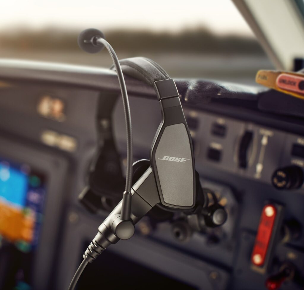 Inside cockpit, Bose ProFlight Series 2