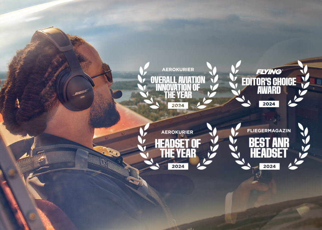 The A30 Aviation Headset with 4 awards won in 2024